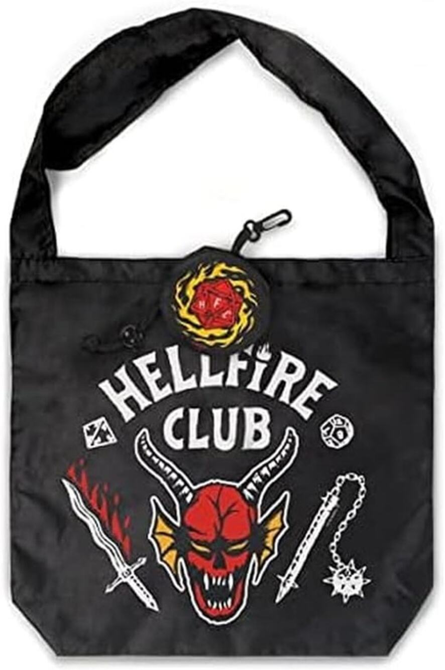 Stranger Things Hellfire Club Reusable Shopping Bag NEW HFC Fan Gift